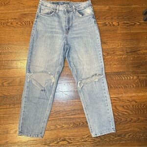 Wild Fable Light Blue Distressed Ankle Jeans